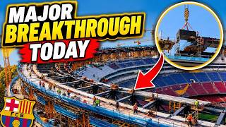 SHOCKING Progress at Camp Nou! Lateral Diamonds Finally Rising