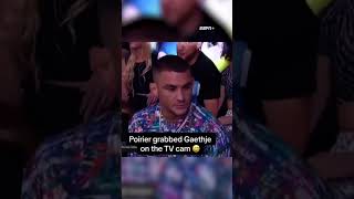 When Poirier grabbed Gaethje on TV 😅