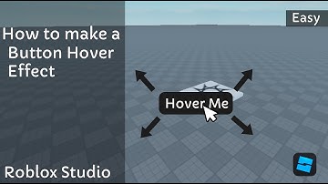 How to make Button Hover Effect in Roblox Studio | Tutorial 2025