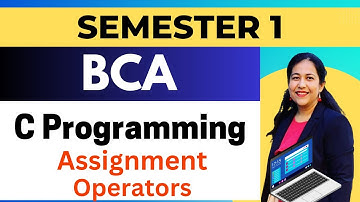 L-12 Assignment Operators in C Programming #anjaliluthra #bca #btech #bsc #placement #programming#cs