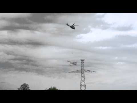 helitreuillage pylone THT
