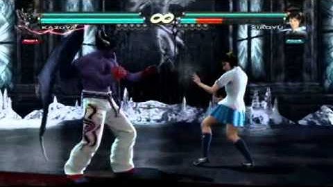 Tekken tag 2 Basic tutorial back low kick.avi