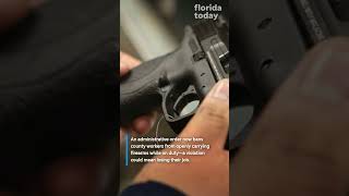 Brevard County employees can't openly carry weapons on the job #Brevard #OpenCarry #Florida #Shorts