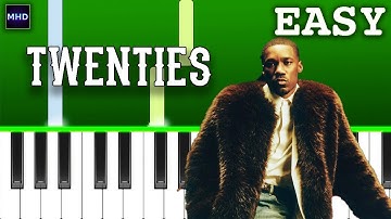 GIVĒON - TWENTIES (Piano Tutorial)