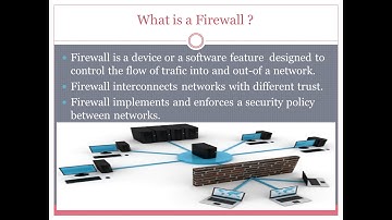 Firewall and its Services