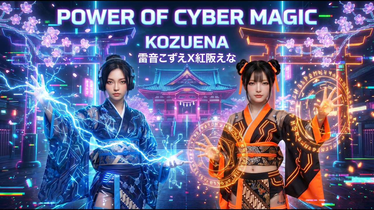 MV】Power Of Cyber Magic - KOZUENA #サイバー演歌 #Funkot - YouTube