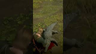 crocodile food #rdr2  #shorts #gaming