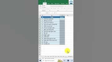 Cách tạo Checklist siêu nhanh trong Excel #shorts