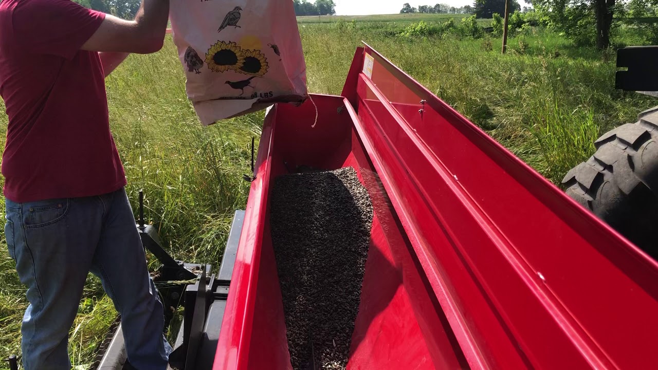 Filling Seed Hopper on Kasco EcoDrill YouTube