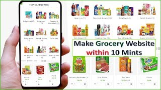 🔥How to Make Grocery Store Website within 10 Minutes🔥Kirana Store 🔥 Create Grocery Website screenshot 3