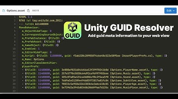 Unity GUID resolver browser extension demo