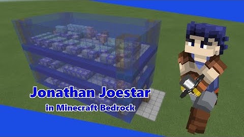 Minecraft Bedrock Command Block Showcase: Jonathan Joestar