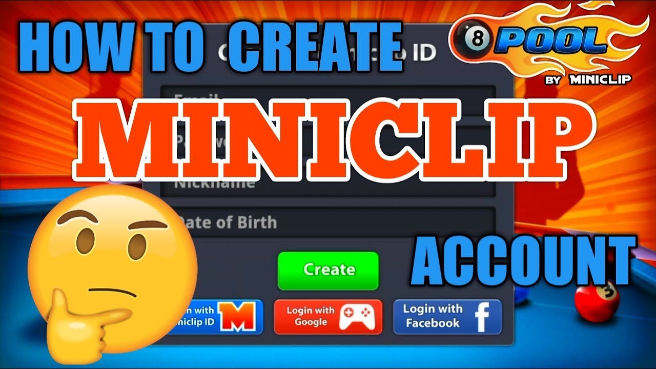 How to Create a Miniclip ID for 8 Ball Pool or Other Games - 