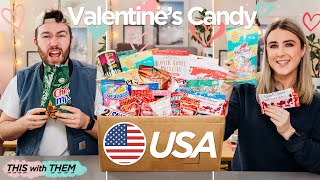 British People Trying American Valentine's Candy - This With Them