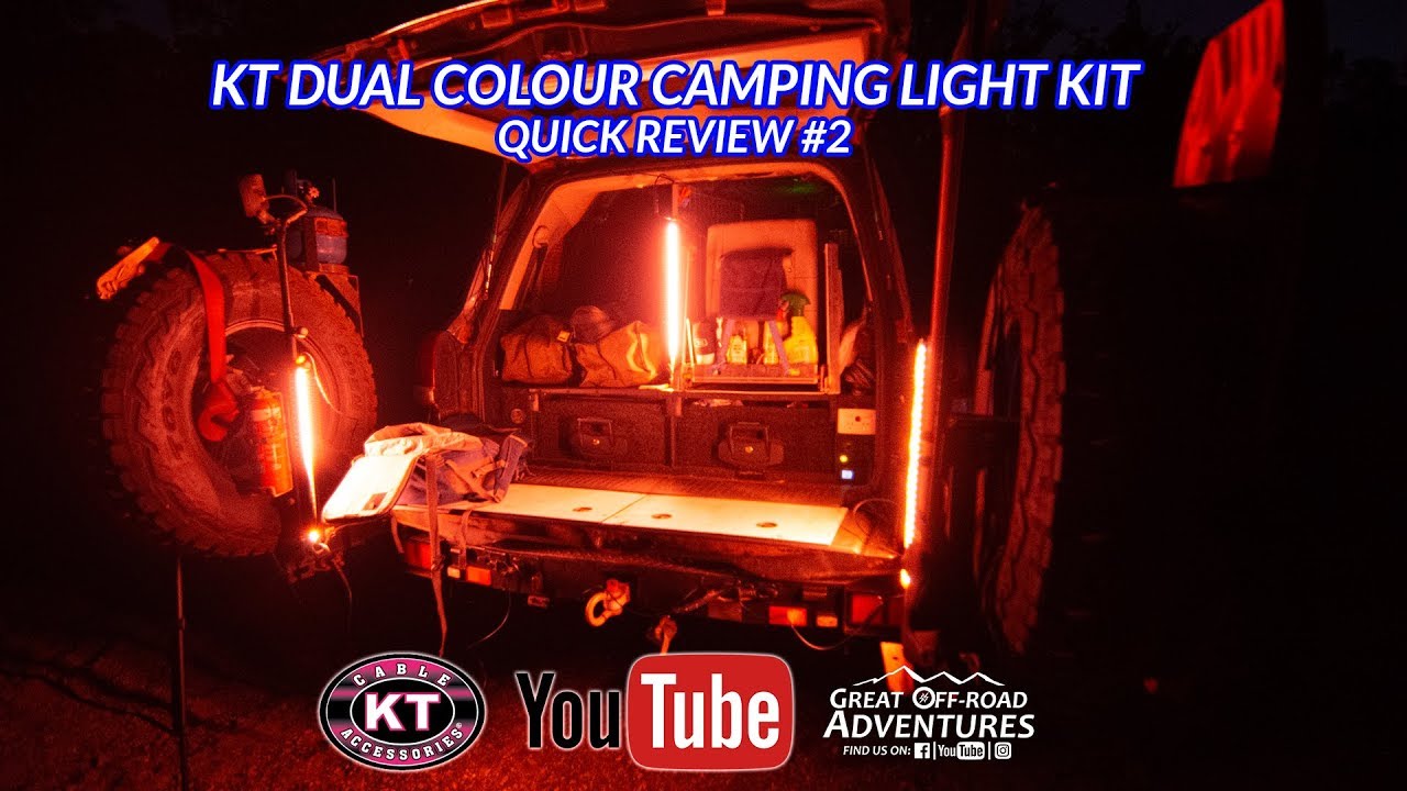 Dual Colour LED Camping Lights - KT Cables