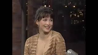Dave tries some French on Sophie Marceau