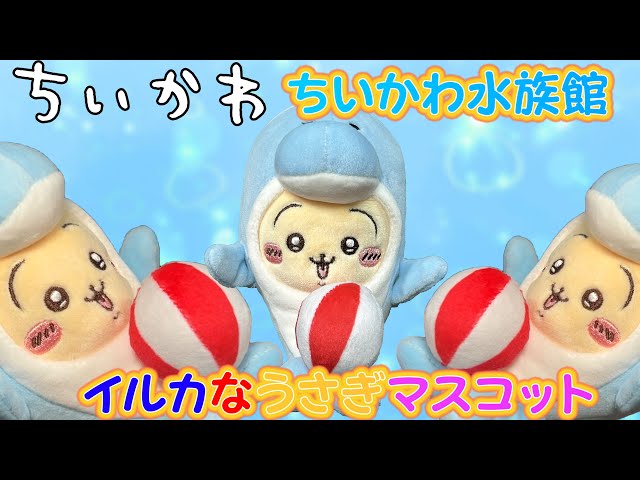 ちいかわ水族館 コツメカワウソなハチワレ ちいかわ マスコット イルカなうさぎ ちいかわ水族館 コツメカワウソなちいかわマスコット | ちいかわ