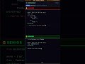Junior vs Senior Python Developer 🤯 Who Writes Better Code? #ytshorts #coding #python