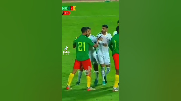 محاربي الصحراء غاضبون على لاعبين الكاميرون 🤬🤬