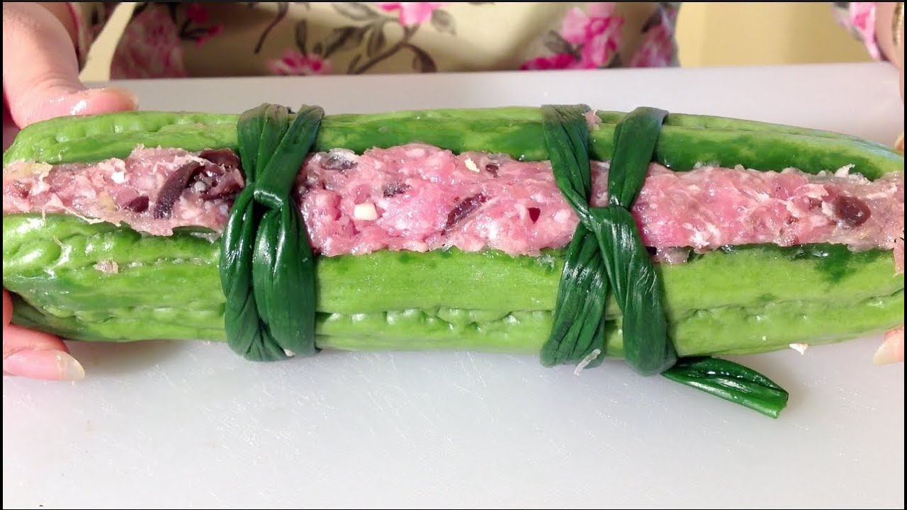 Canh Kho Qua Nhoi ThitVietnamese Food RecipesStuffed Bitter Melon
