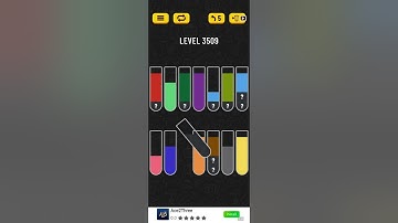 water sort puzzle level 3509