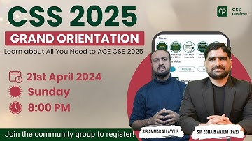 🔴 LIVE: CSS 2025 Orientation | Justajoo Batch | CSS Preparation Tips | CSS FREE Resources #nearpeer