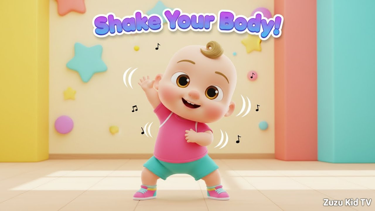 Shake Your Body with Zuzu – Nursery Rhyme, Toddler Dance and Movement, Music Fun Adventure