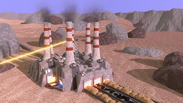 mindustry silicon factory, blender cycle render