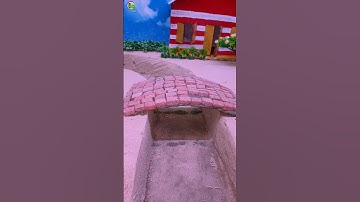 How to make mini concrete bridge science project #shorts #project #youtubeshorts