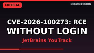 CVE-2026-100273: JetBrains YouTrack RCE Explained