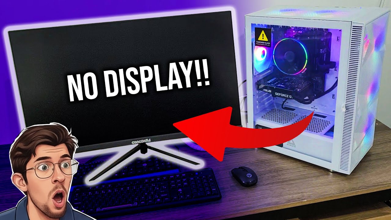 PC Powers On but No Display (Black Screen, No Signal)