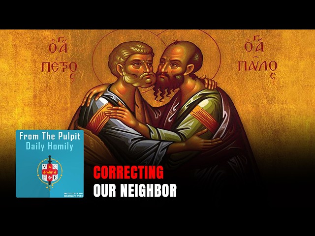 Daily IVE Homilies, September 6th, 2026 - Correcting Our Neighbor