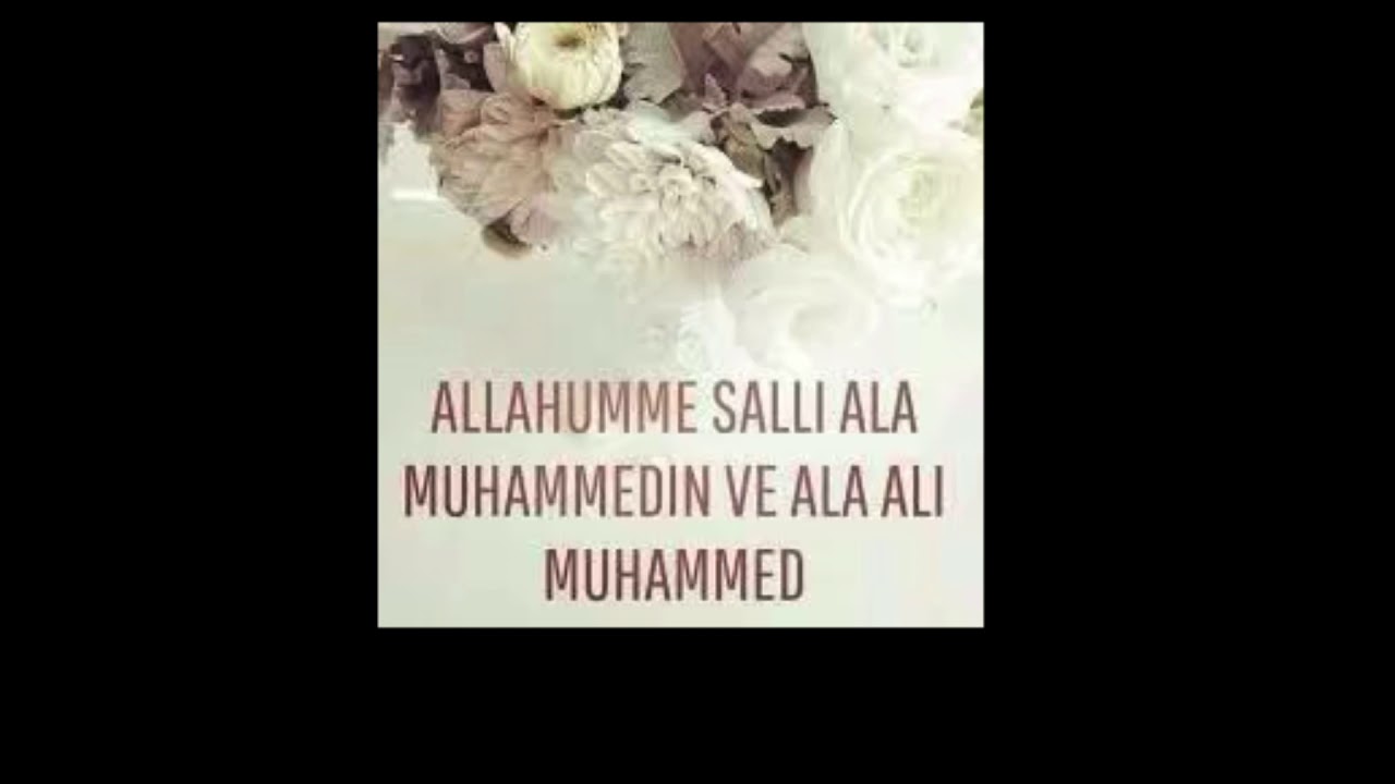 Salavat na Poslanika Muhammeda s.a.w.s 100x Allahumme salli ala Muhammedin ve ala ali Muhammed