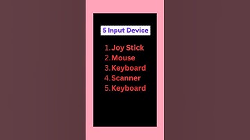 5 Input device name | 5 Input device name in English | #shorts #shortvideo #inputdevices