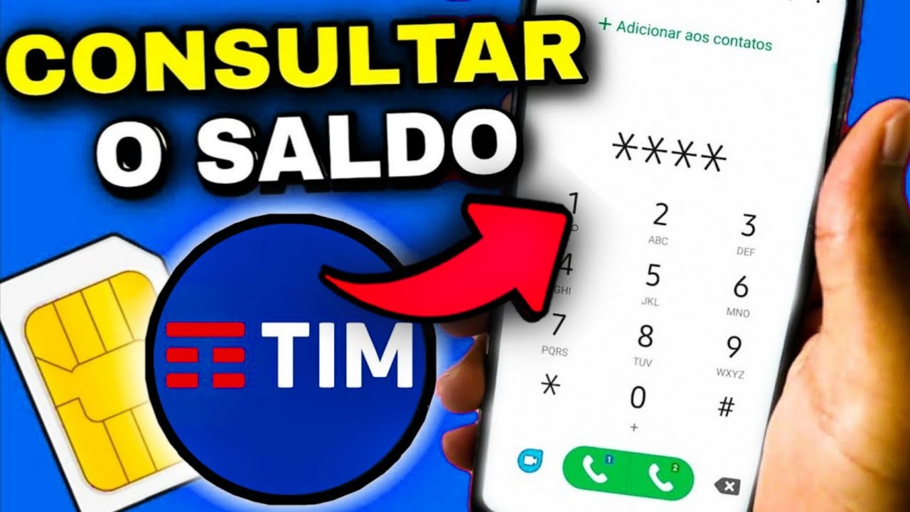 COMO CONSULTAR SALDO TIM como ver o saldo do chip Tim - YouTube