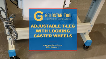 Product Showcase - T-Legs With Locking Caster Wheels Table Frame - Goldstartool.com - 800-868-4419