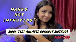 😱From 450 to 650: Mock Test Analysis Strategy (Step by Step)   Mistakes🔥 #neet #mocktest #motivation