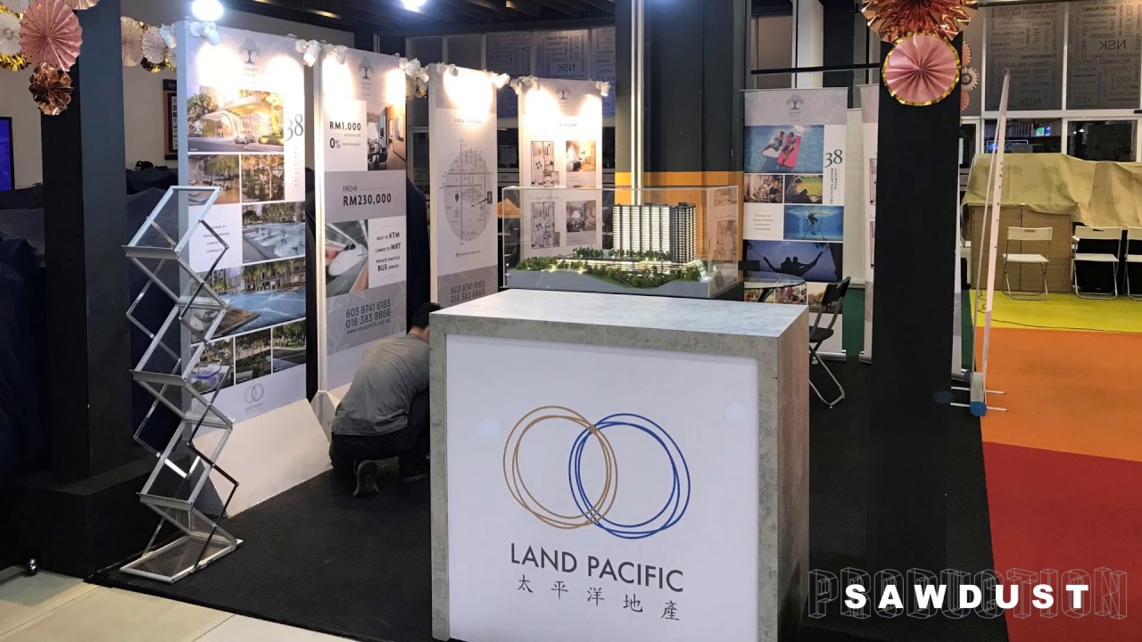 Land Pacific Booth Fabrication