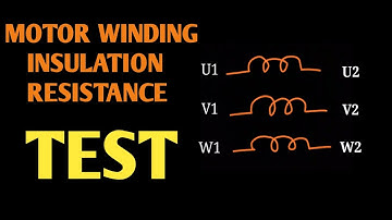 MOTOR WINDING INSULATION RESISTANCE TEST | MOTOR TESTING l USED OF MEGGER
