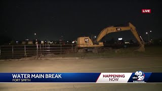 City of Fort Smith works to repair two water main breaks