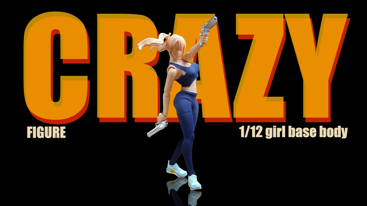 Обзор базовой модели фигурки девушки в масштабе 1/12 из серии Ep906 Crazy Figure.