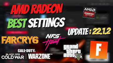 AMD Radeon Software New Update 22.1.2 ( Best Settings For Gaming 2022 ) 👈