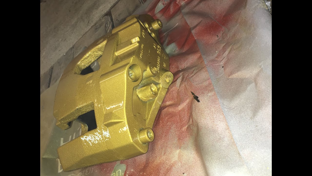 Volvo S60 336mm Front Brake Upgrade pt. 2 Painting The Calipers YouTube