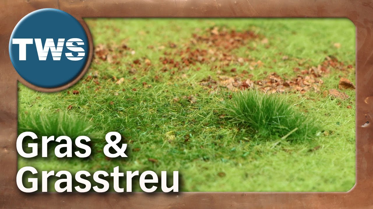 Tutorial Grasstreu auftragen / Statisches Gras / how to apply static