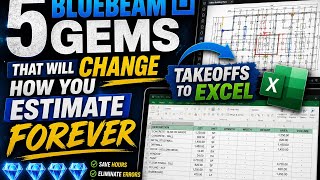 Bluebeam features for structural steel estimating