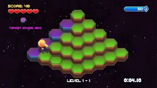 Q*bert: Rebooted gameplay