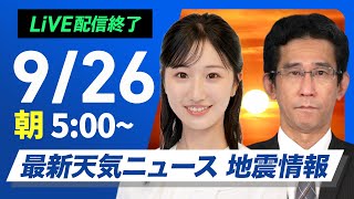 ウェザーニュースの配信のサムネイル画像
