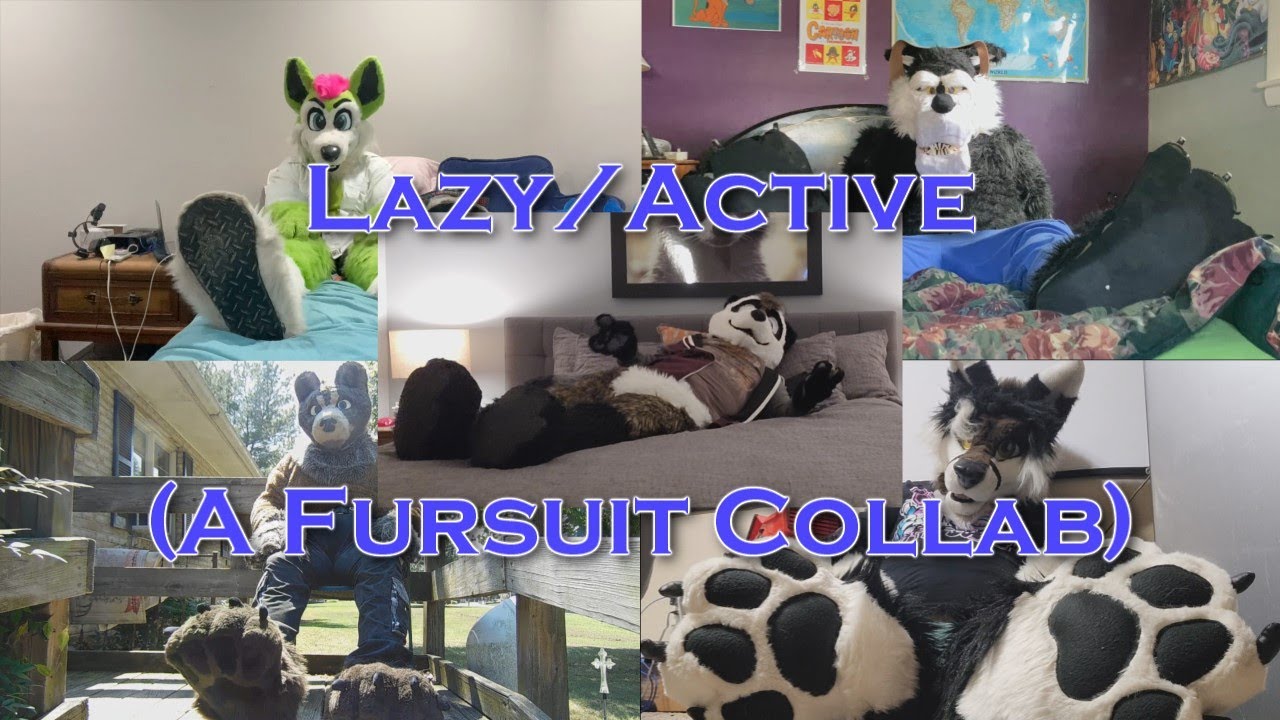 "Lazy/Active" (A Fursuit Collab)