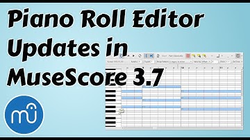 MuseScore 3.7 - Piano Roll Editor Updates