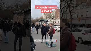 la soirée Nation à 19h25#parislive #paris #paris4k #youtubeshorts #parislivestreaming